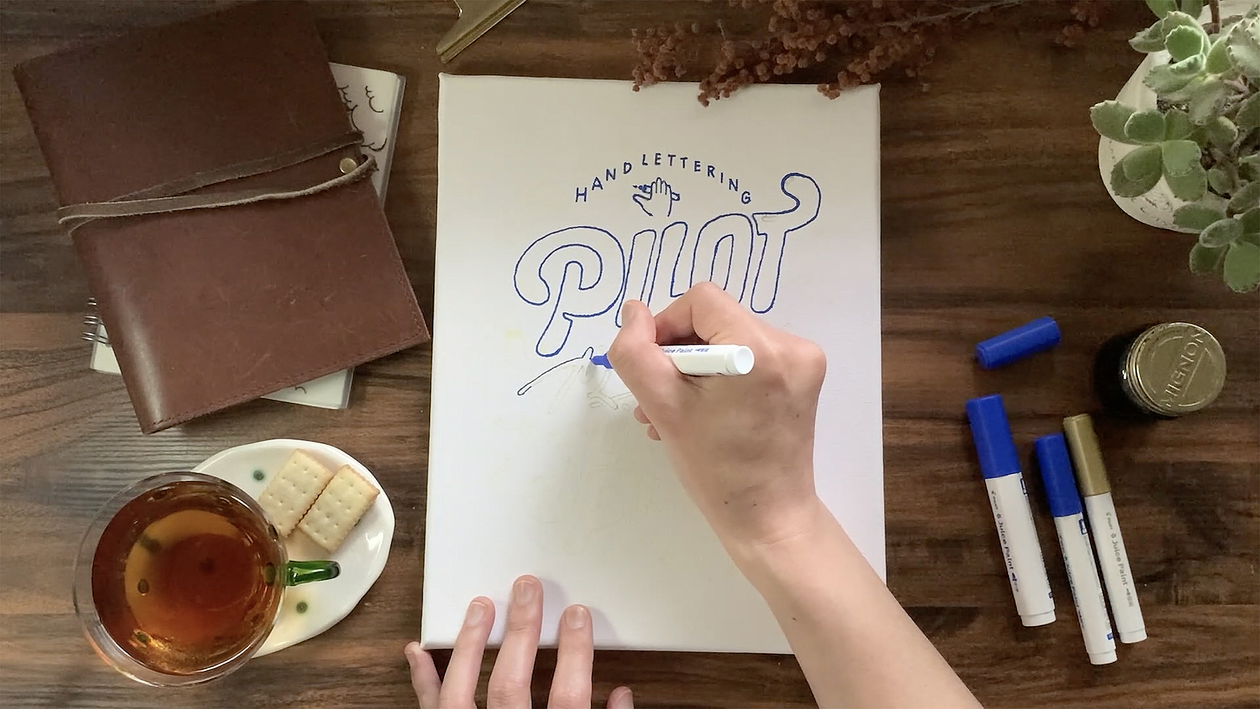 ハンドレタリングアーティスト チョーカー さん　文字をデザインする「ジュースペイント」で魅せるハンドレタリング